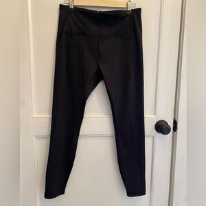 Spyder Black Ribbed Leggings